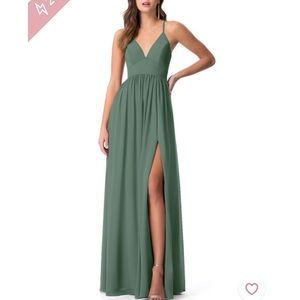 Azazie Aida Eucalyptus Bridesmaid Dress (bump friendly!)